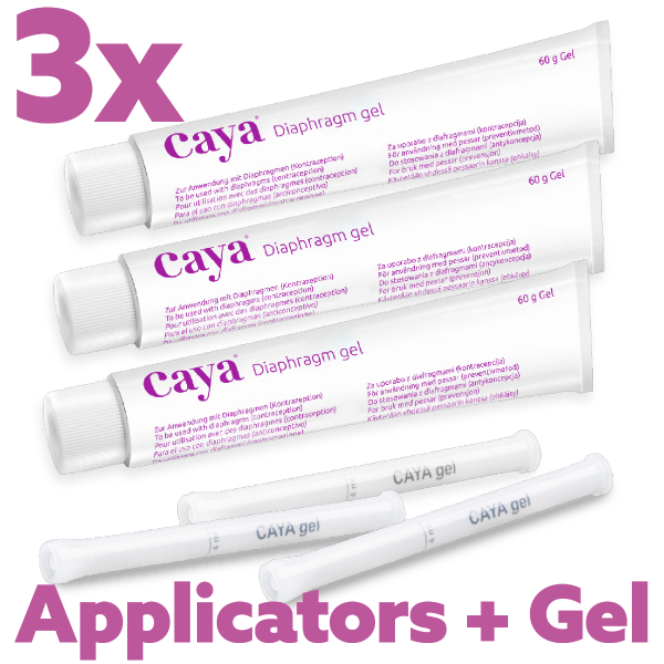 3x Caya Gel + 3x Applicators EXP 11-27
